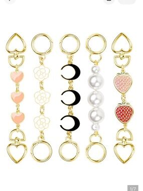 🆕 5Pcs Purse Extender Chain, Bag Extender Purse Strap Extension Replacement